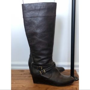 Giani Bernini Kalie brown leather boots